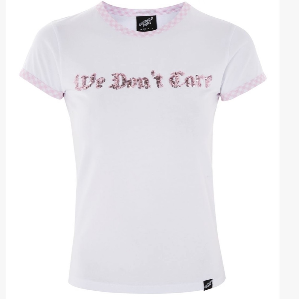We Don’t Care Illustrated People Shirt